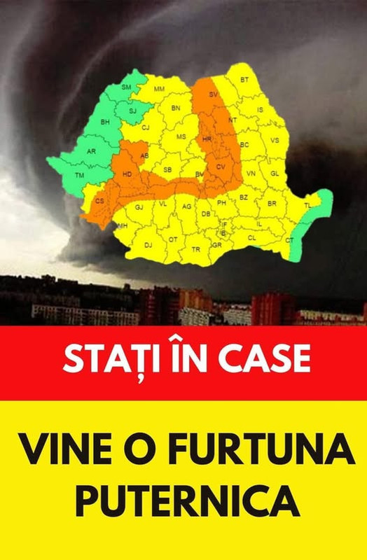 Weekend cu surprize meteo: Ce urmează în România și unde vor fi cele mai puternice ploi