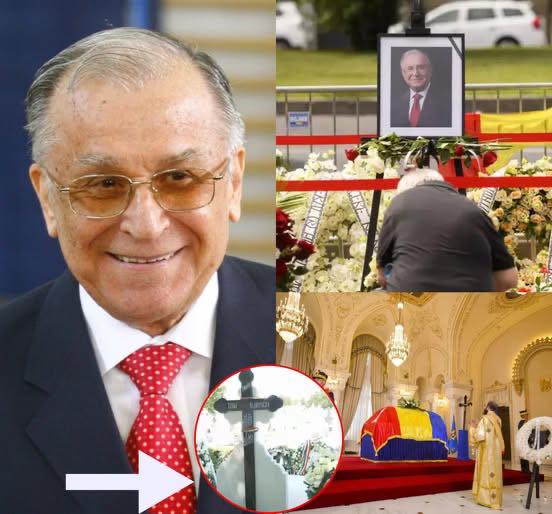 Primele imagini de la mormântul lui Ion Iliescu, după înmormântare